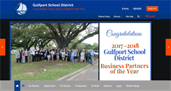 Desktop Screenshot of gulfportschools.org