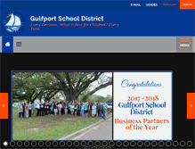 Tablet Screenshot of gulfportschools.org